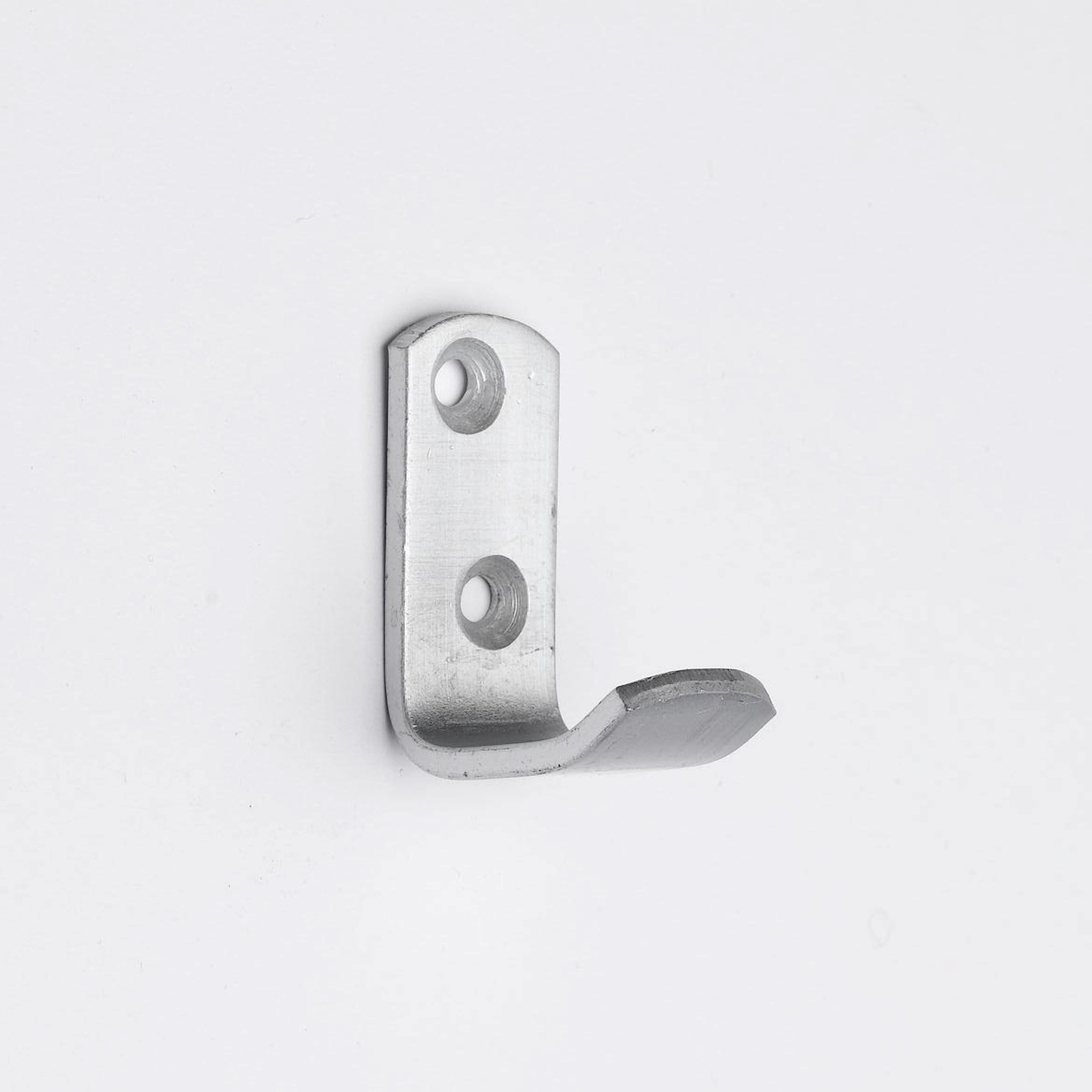 PREMIER 2 PCE SINGLE ROBE HOOK ALUMINIUM