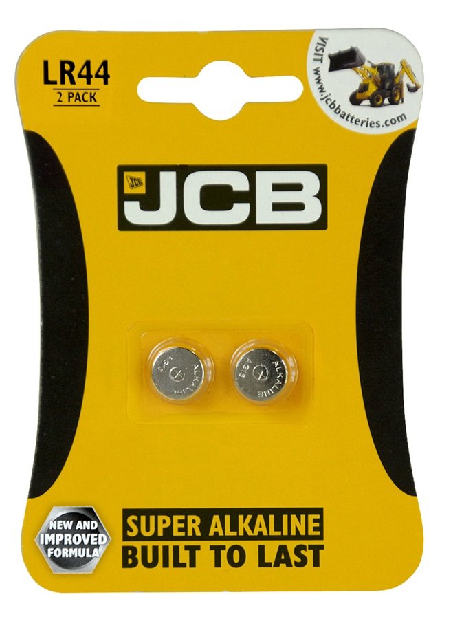 JCB BATTERY SUPER ALKALINE LR44 1.5V CARD 2