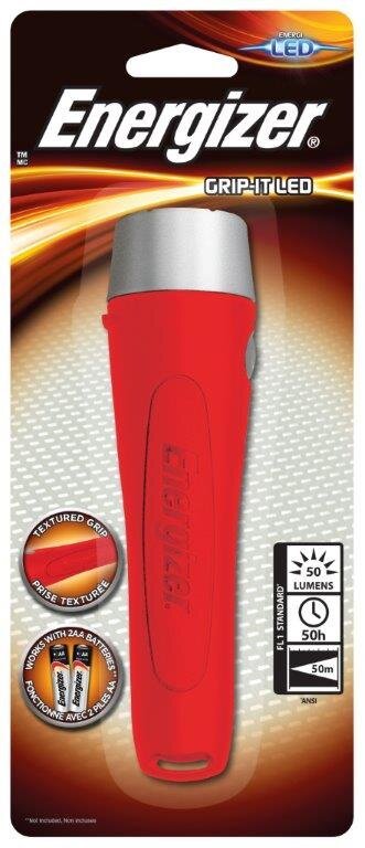 ENERGIZER 2 x AA GRIP IT LED TORCH