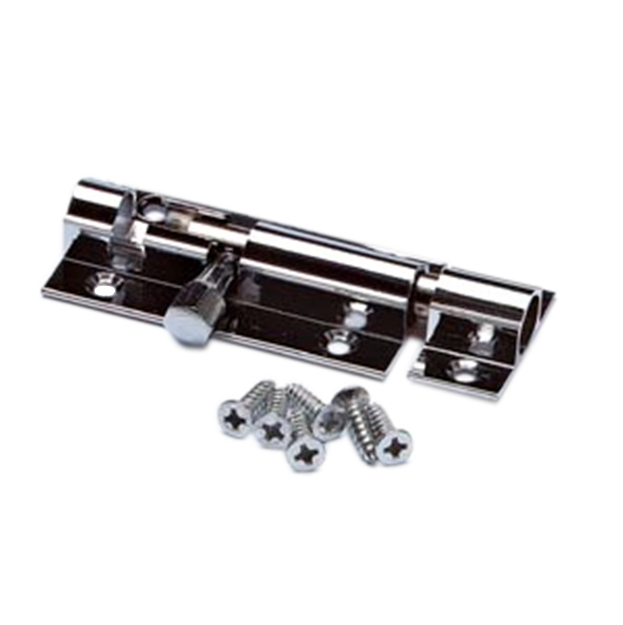 PREMIER CHROME BARREL DOOR BOLTS  2"
