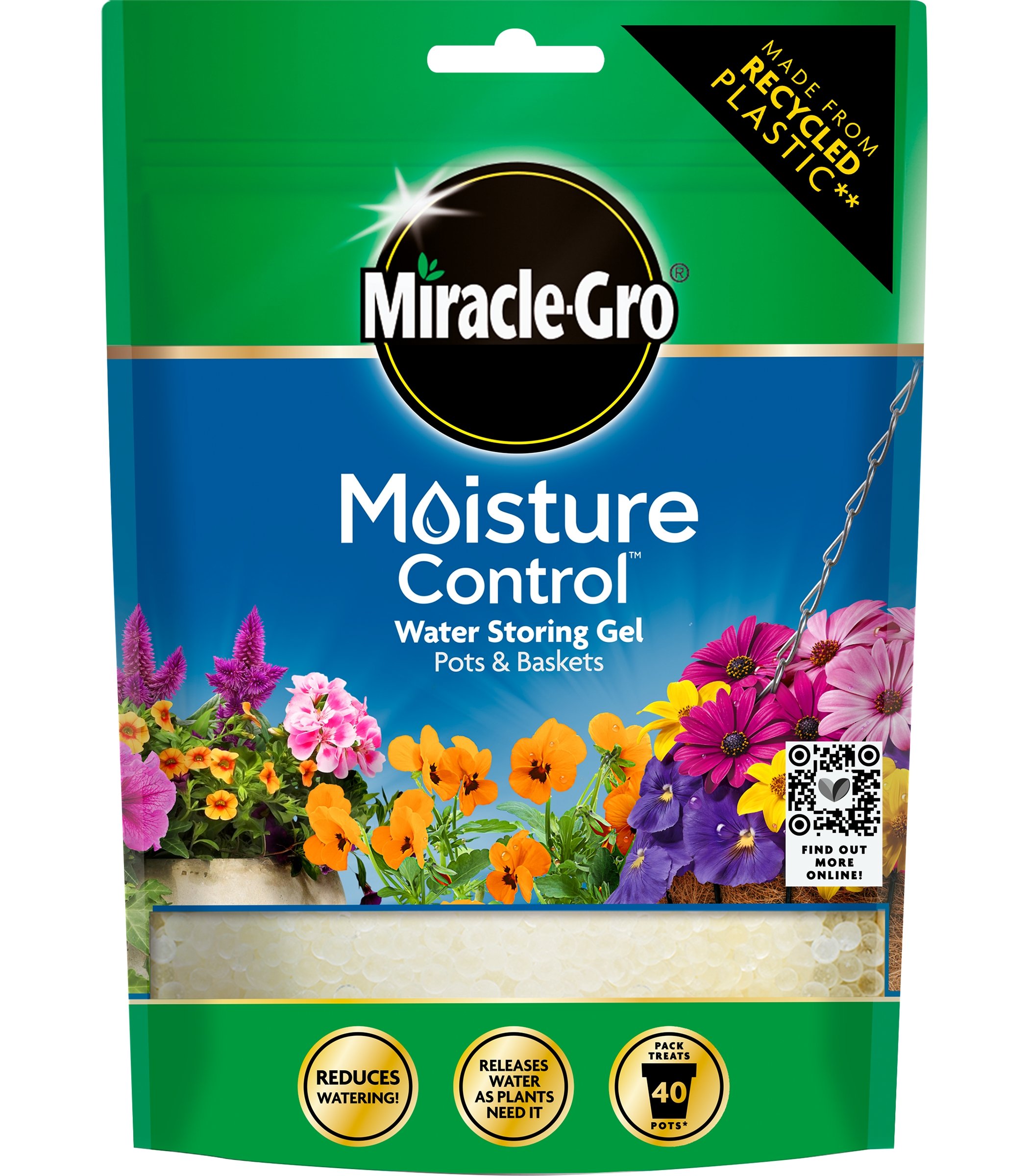 MIRACLE-GRO MOISTURE CONTROL POT & BASKET GEL 200 GRM