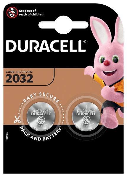 DURACELL BATTERY CR2032 CARD 2