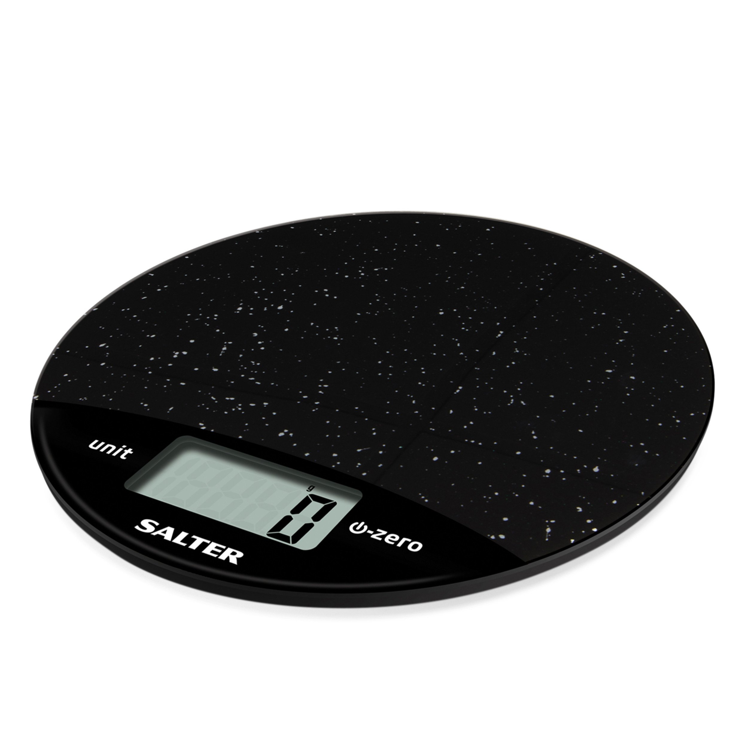 SALTER 8KG BLACK MARBLE ELECTRONIC KITCHEN SCALE