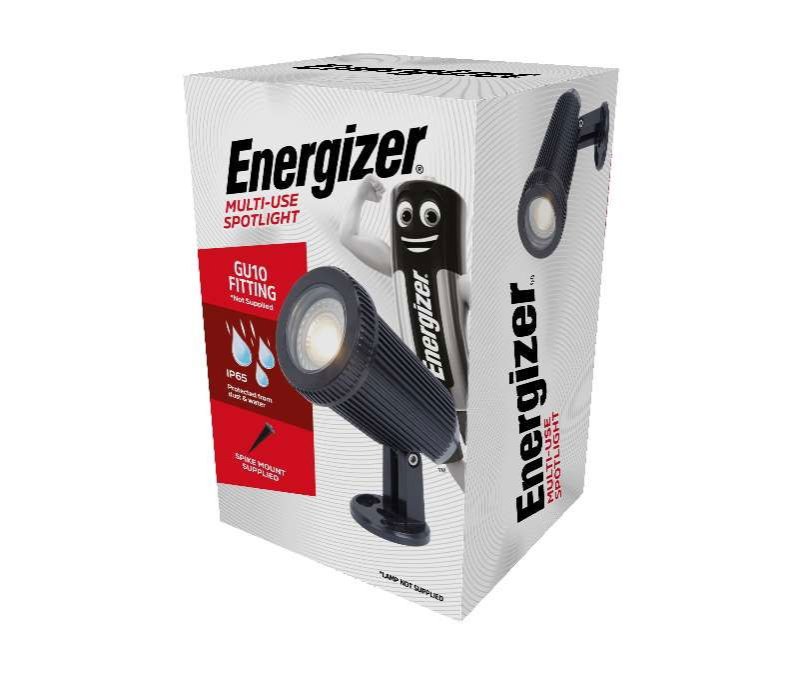 ENERGIZER MULTI-USE SPOTLIGHT IP65 2 IN 1 SPIKE & DECK