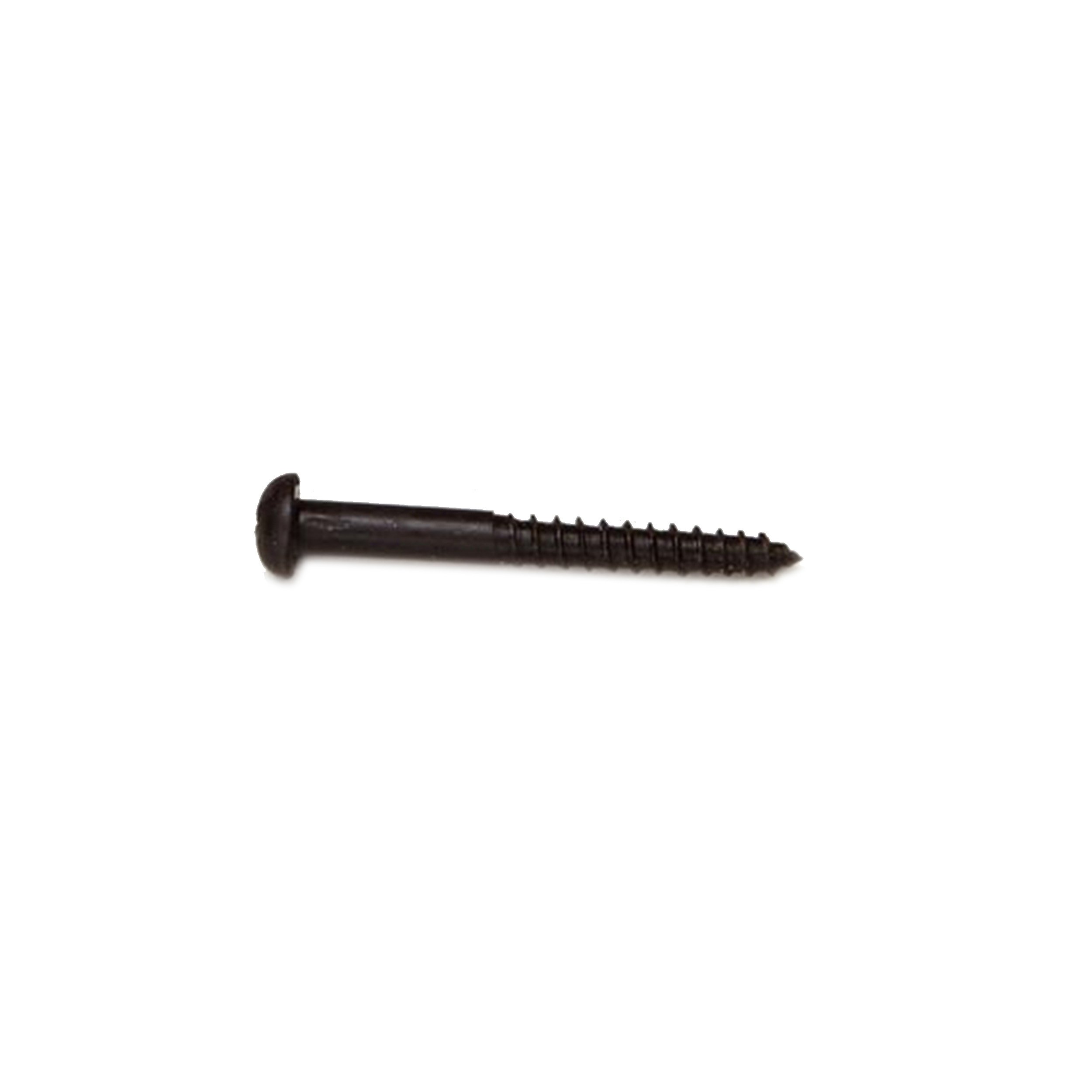 PREMIER 10 PCE black japanned round head screw 6 x 1"