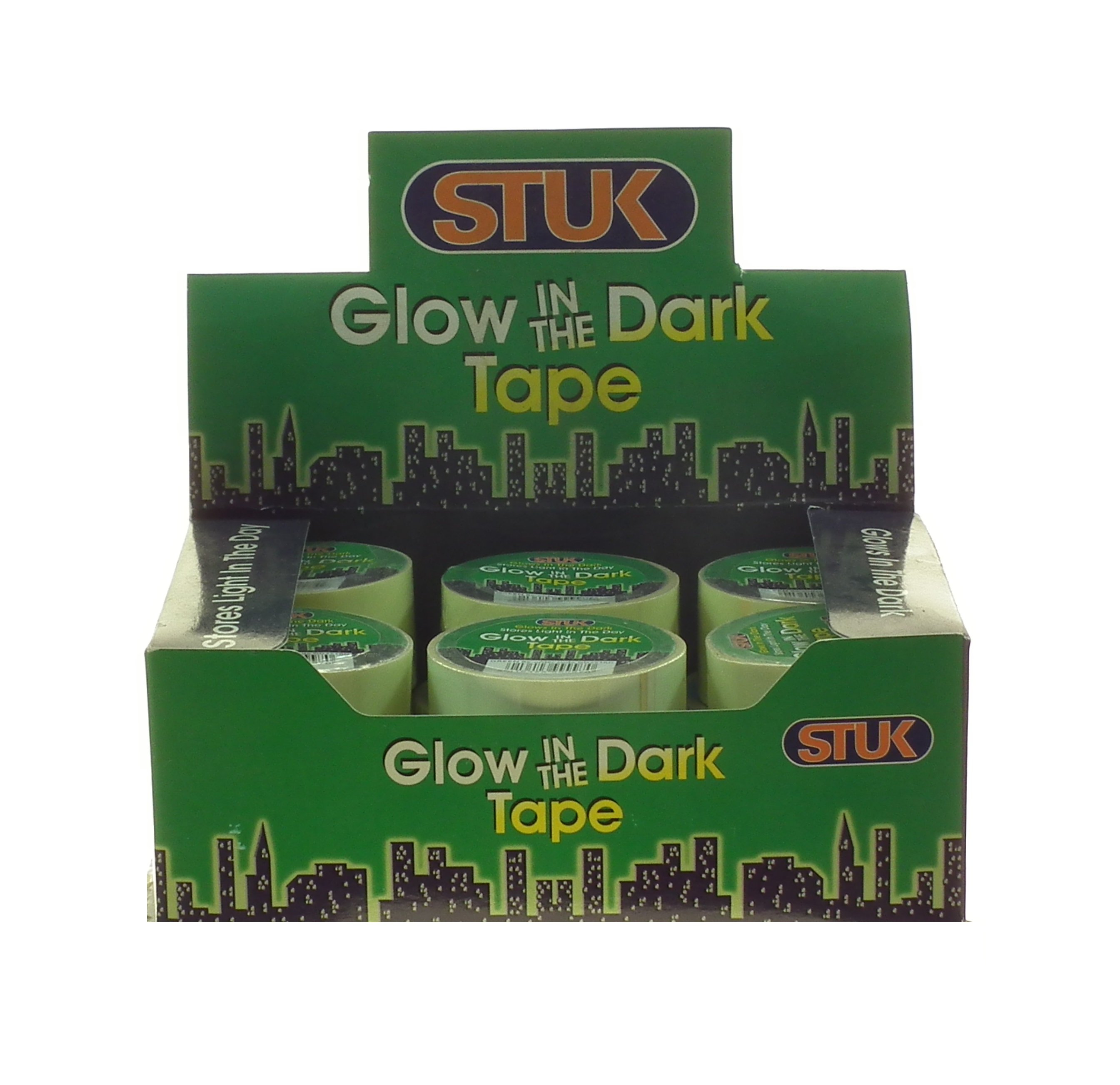 STUK 1 MTR GLOW IN THE DARK TAPE