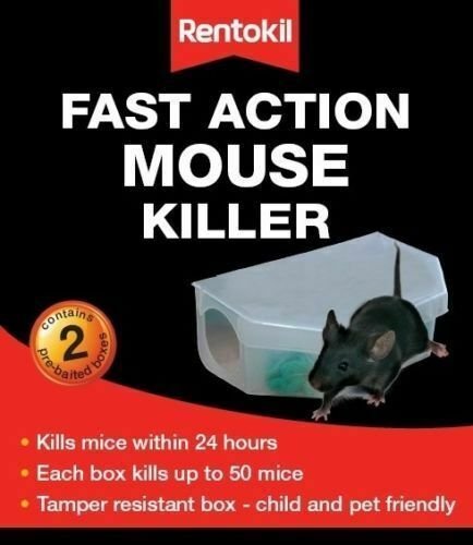 RENTOKIL FAST ACTION MOUSE KILLER TWIN