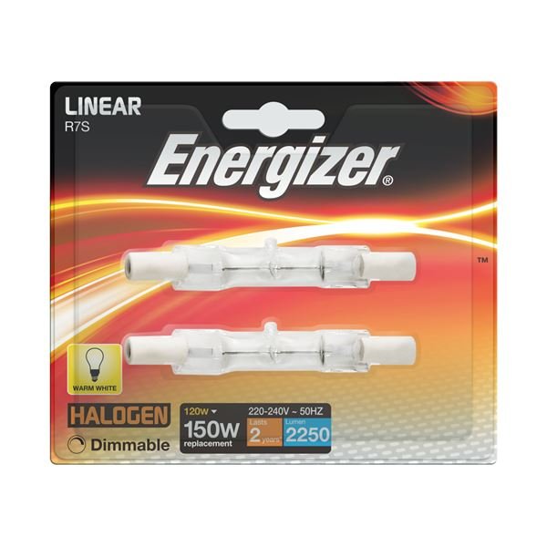 ENERGIZER ECO HALOGEN 120W (150W) LINEAR LAMP CARD 2