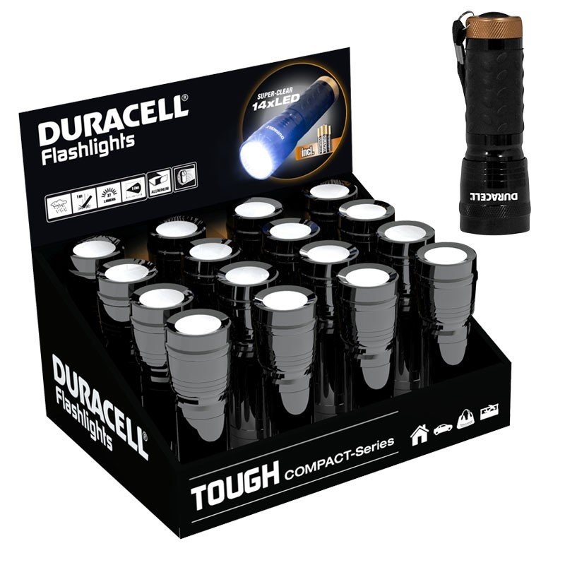 DURACELL TOUGH COMPACT FLASHLIGHT DISPLAY BOX