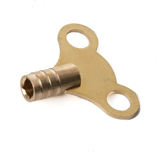 PREMIER 2 PCE BRASS EASIGRIP RADIATOR KEY (CLOCK TYPE)