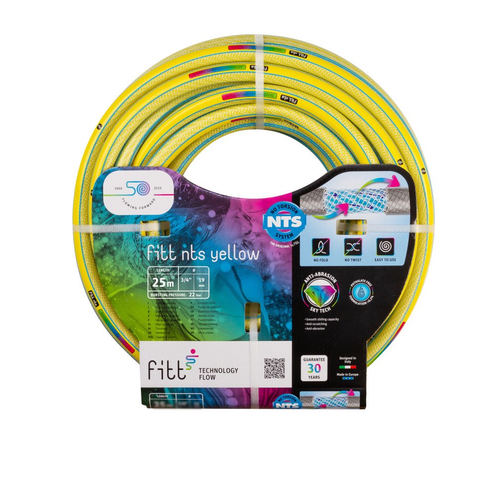 FITT NTS YELLOW 1/2" HOSE 25MTR