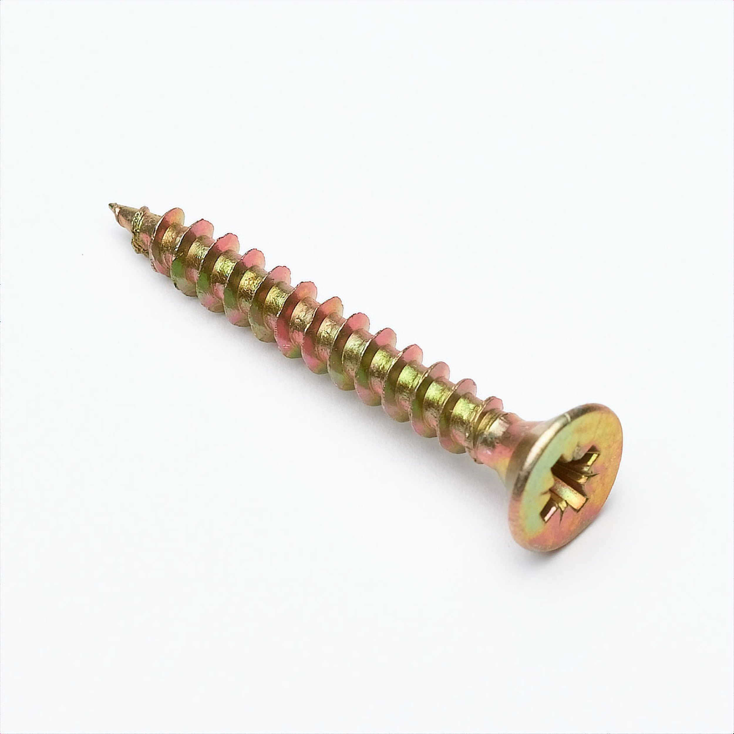 PREMIER 40 PCE 3.5 X 20 MM SINGLE DRIVE ZINC AND YELLOW PASSIVATED SCREW BLISTER