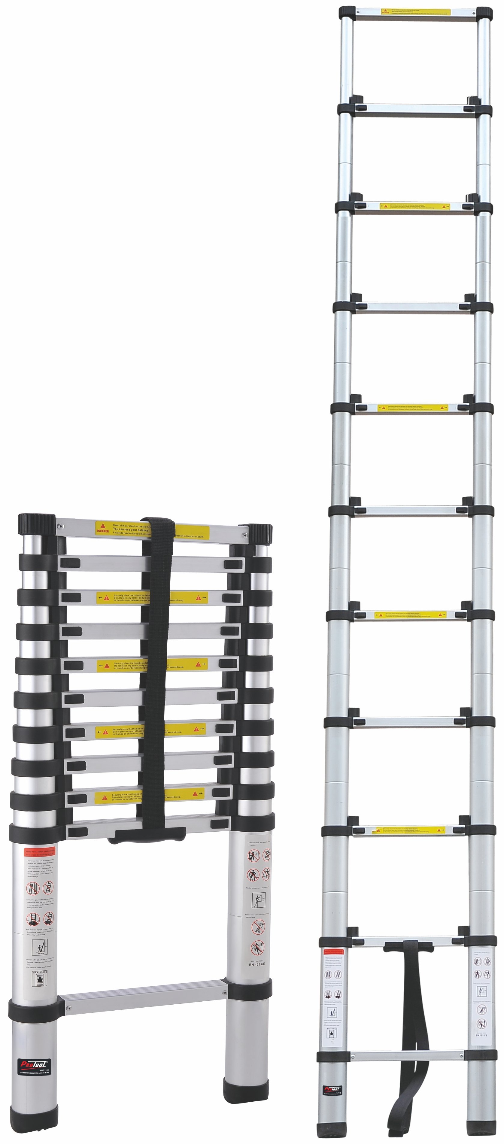 PTOTOOL 2.9 MTR TELESCOPIC LADDER (10 RUNG)