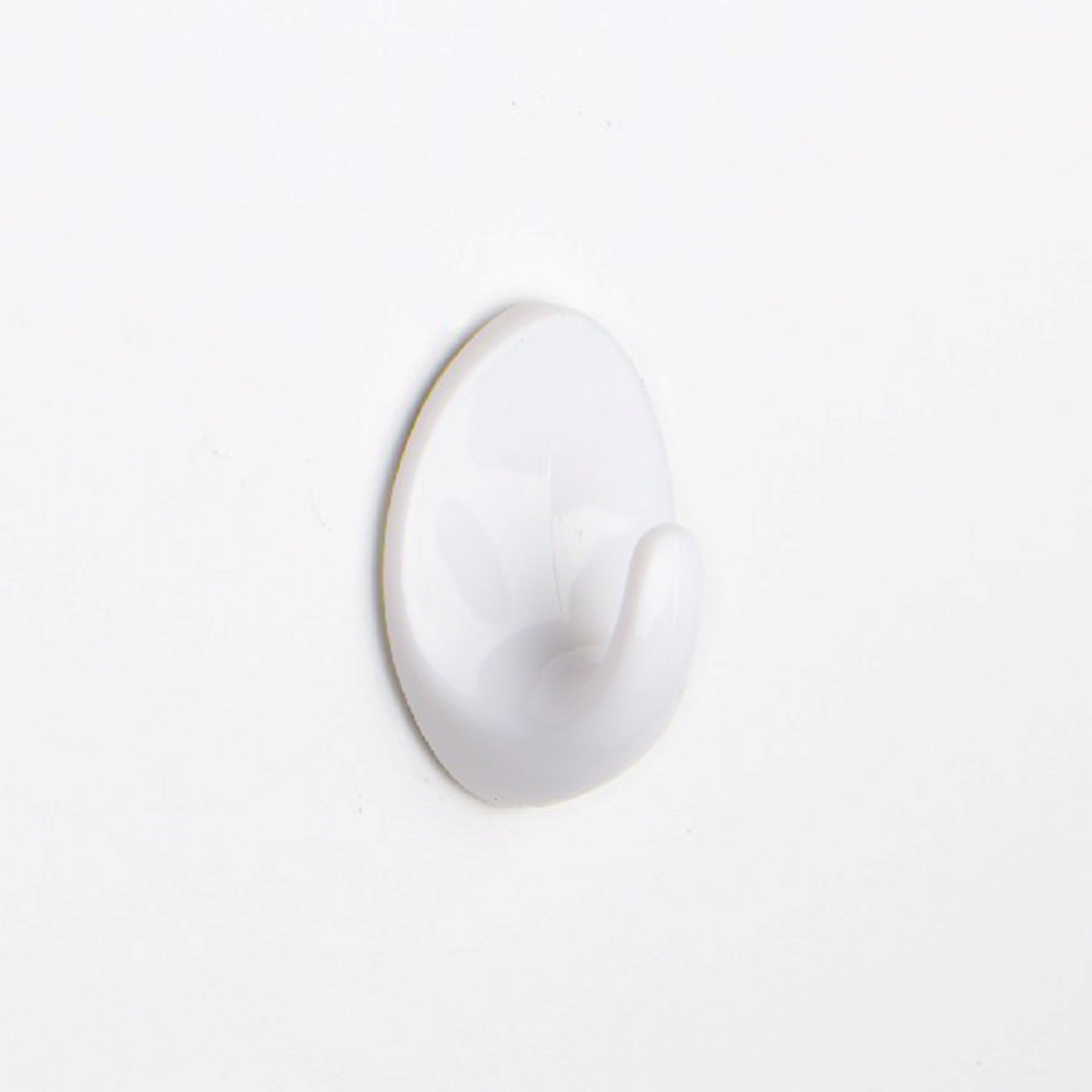 PREMIER 2 PCE SELF ADHESIVE HOOK LARGE OVAL WHITE