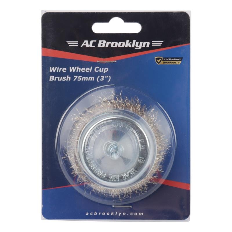 AC Brooklyn 3" Wire Wheel Cup Brush