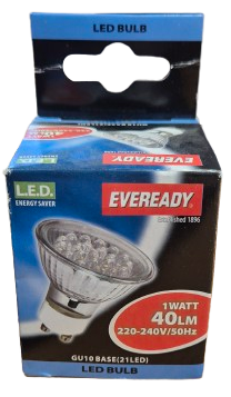 EVEREADY 1W (15W) 21 CLUSTER LED GU10